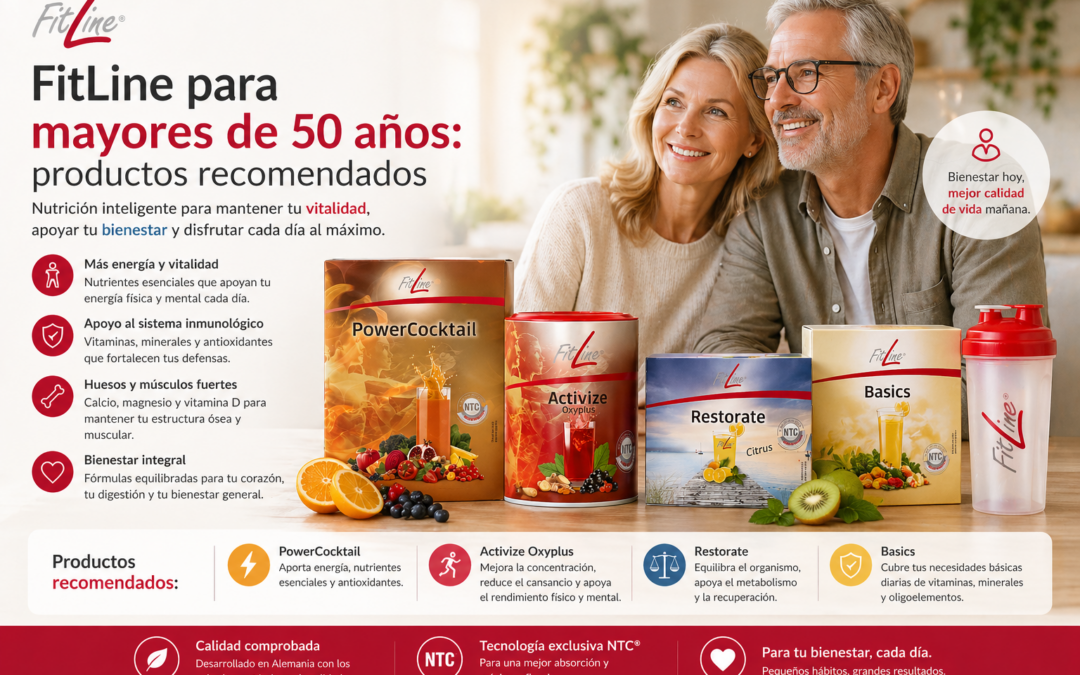 FitLine para mayores de 50 años: productos recomendados