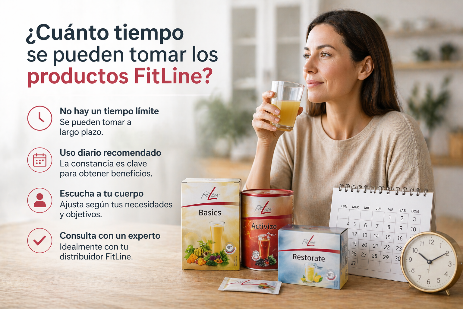 cuánto tiempo tomar FitLine