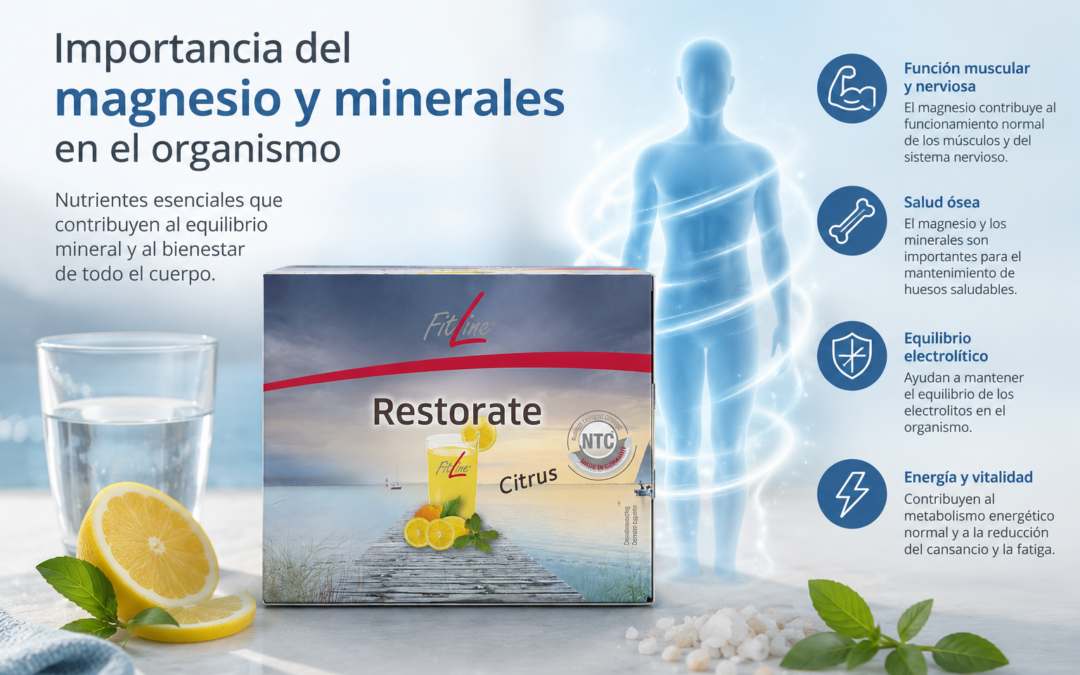 Importancia del magnesio y minerales en el organismo