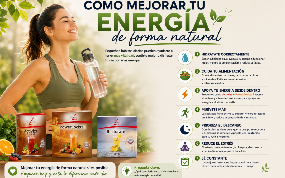 Cómo mejorar tu energía de forma natural
