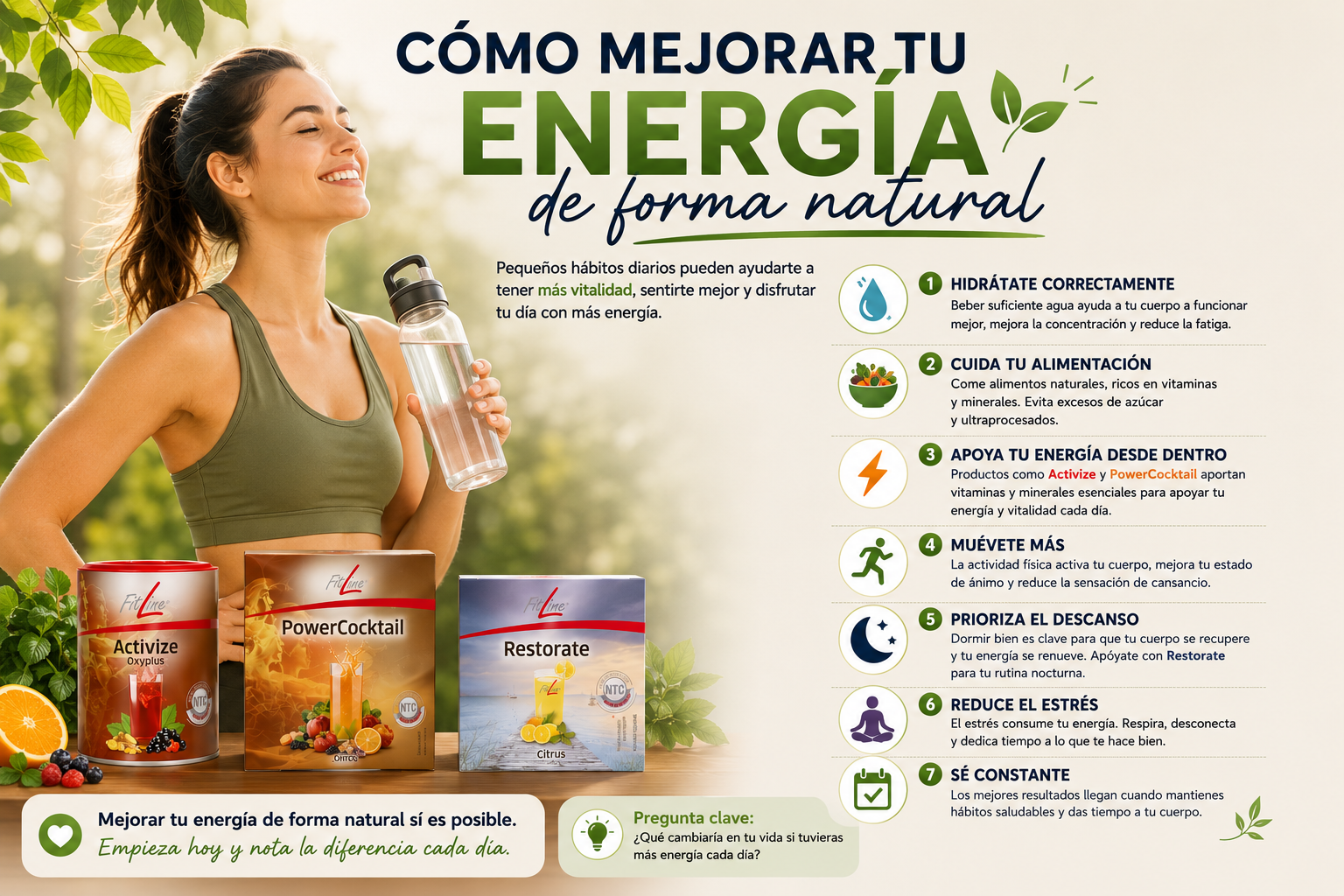 mejorar energía natural