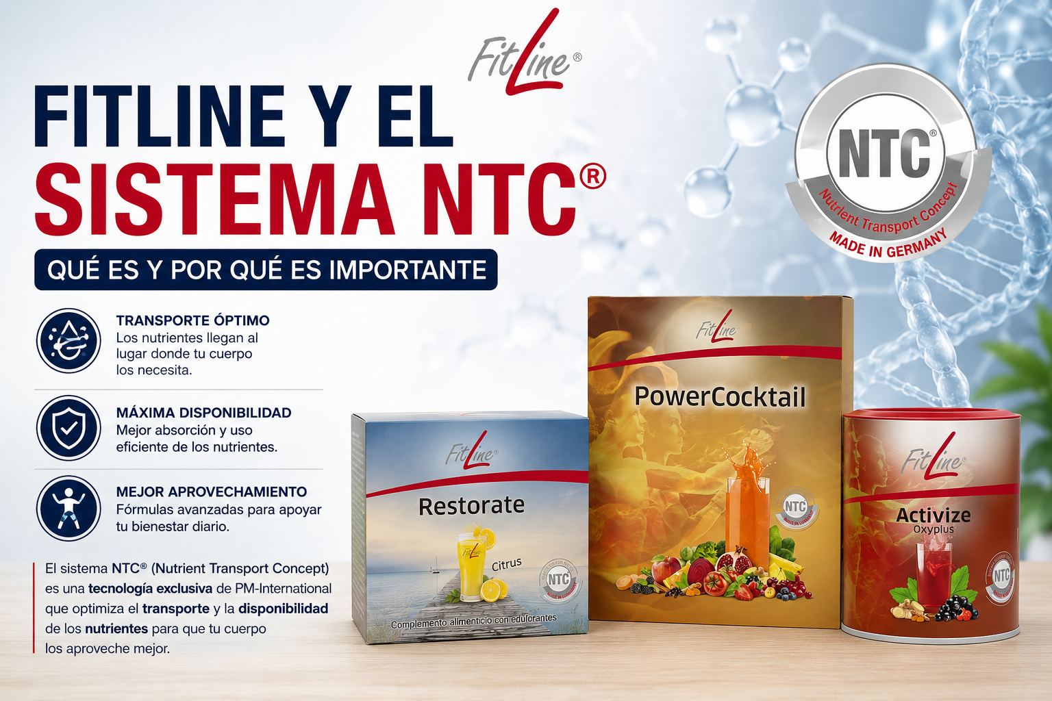 FitLine y el sistema NTC® FitLine y el sistema NTC®