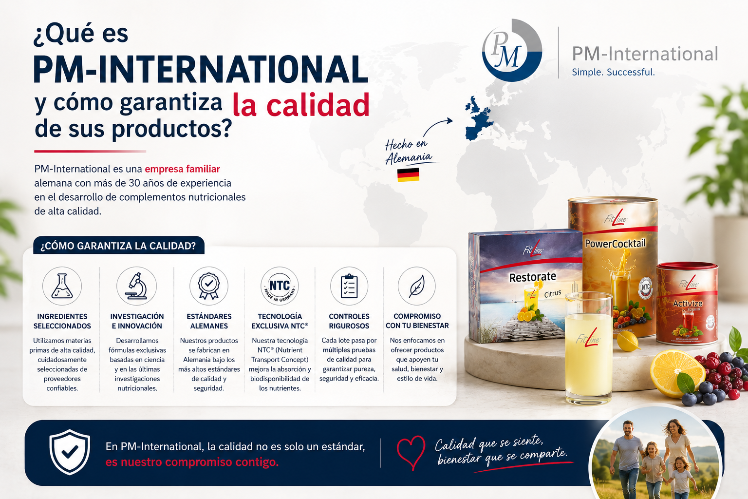 PM-International y la calidad de sus productos
