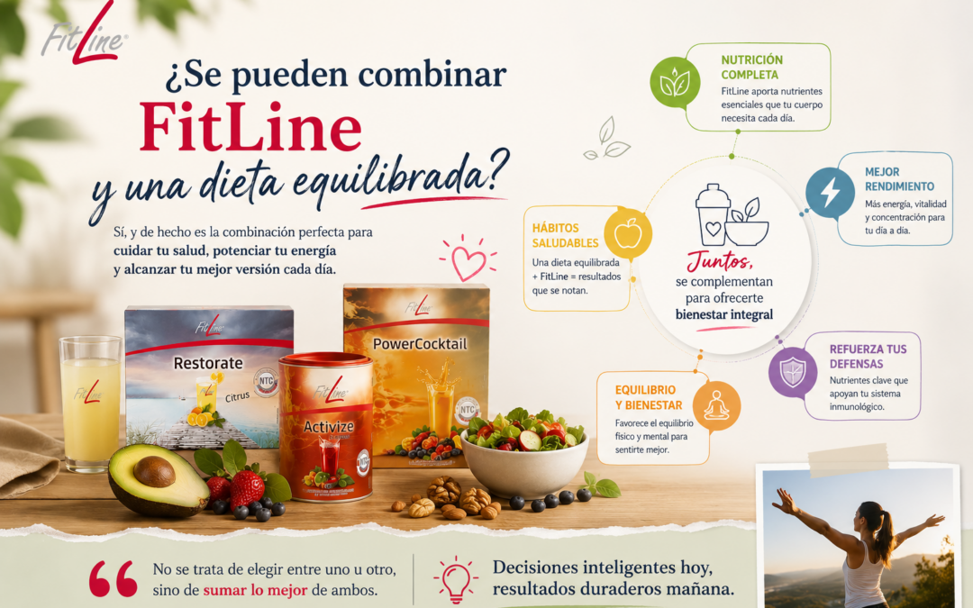 ¿Se pueden combinar FitLine y una dieta equilibrada?