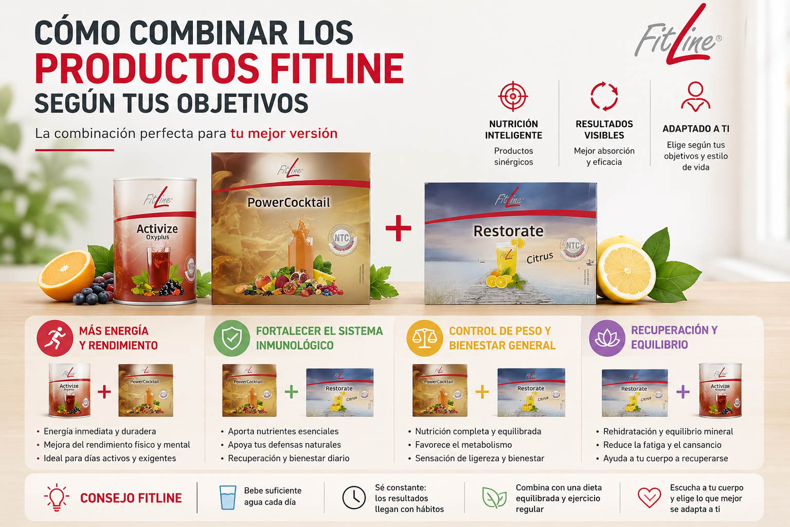 productos FitLine según tus objetivos productos FitLine según tus objetivos