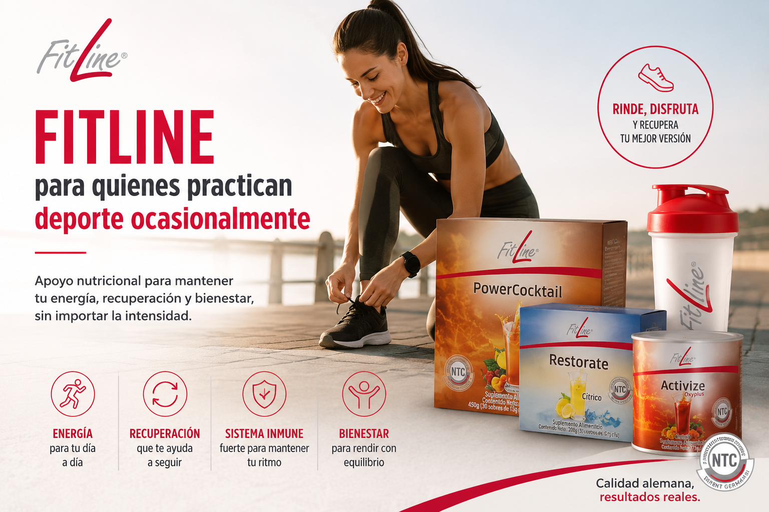 FitLine para quienes practican deporte ocasionalmente