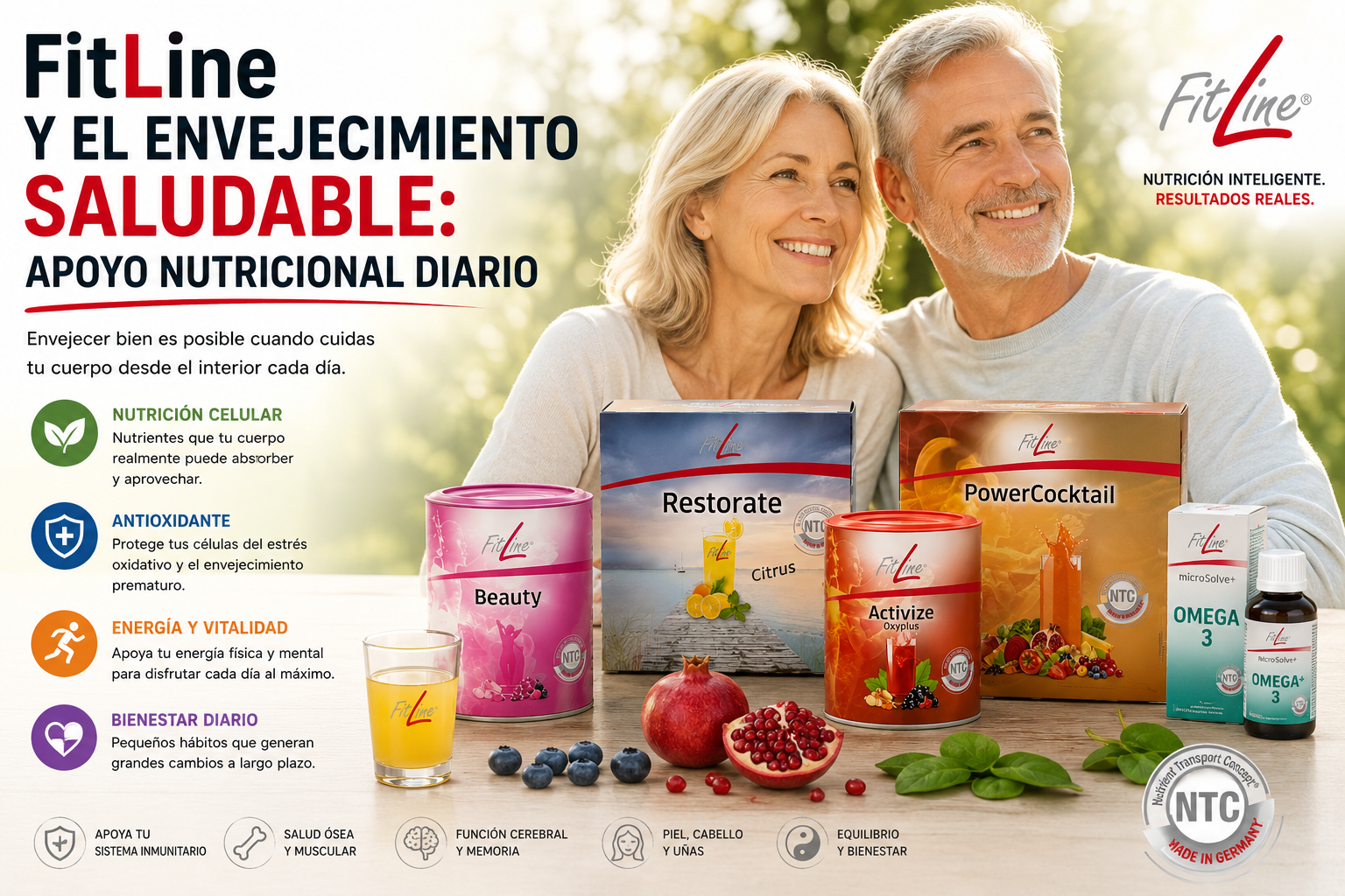 FitLine y el envejecimiento saludable