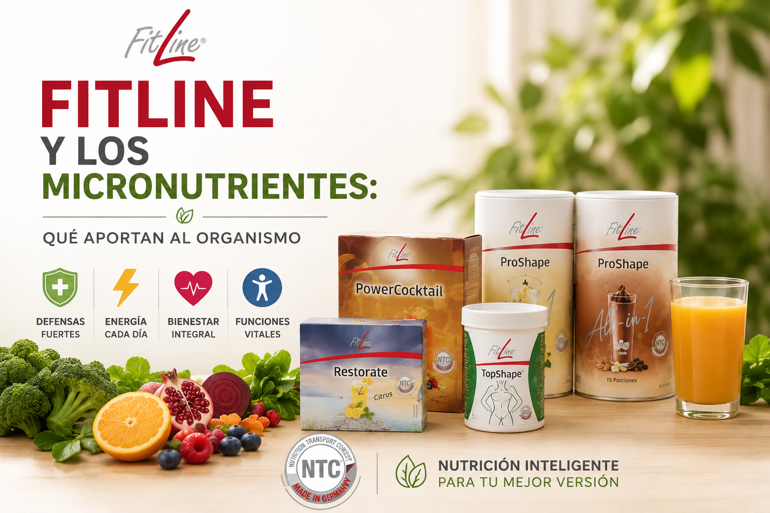 FitLine y los micronutrientes