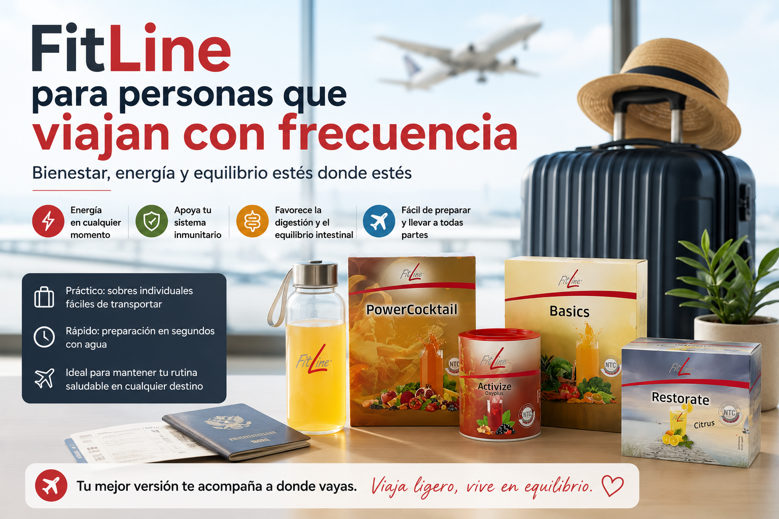 fitline FitLine para personas que viajan con frecuencia