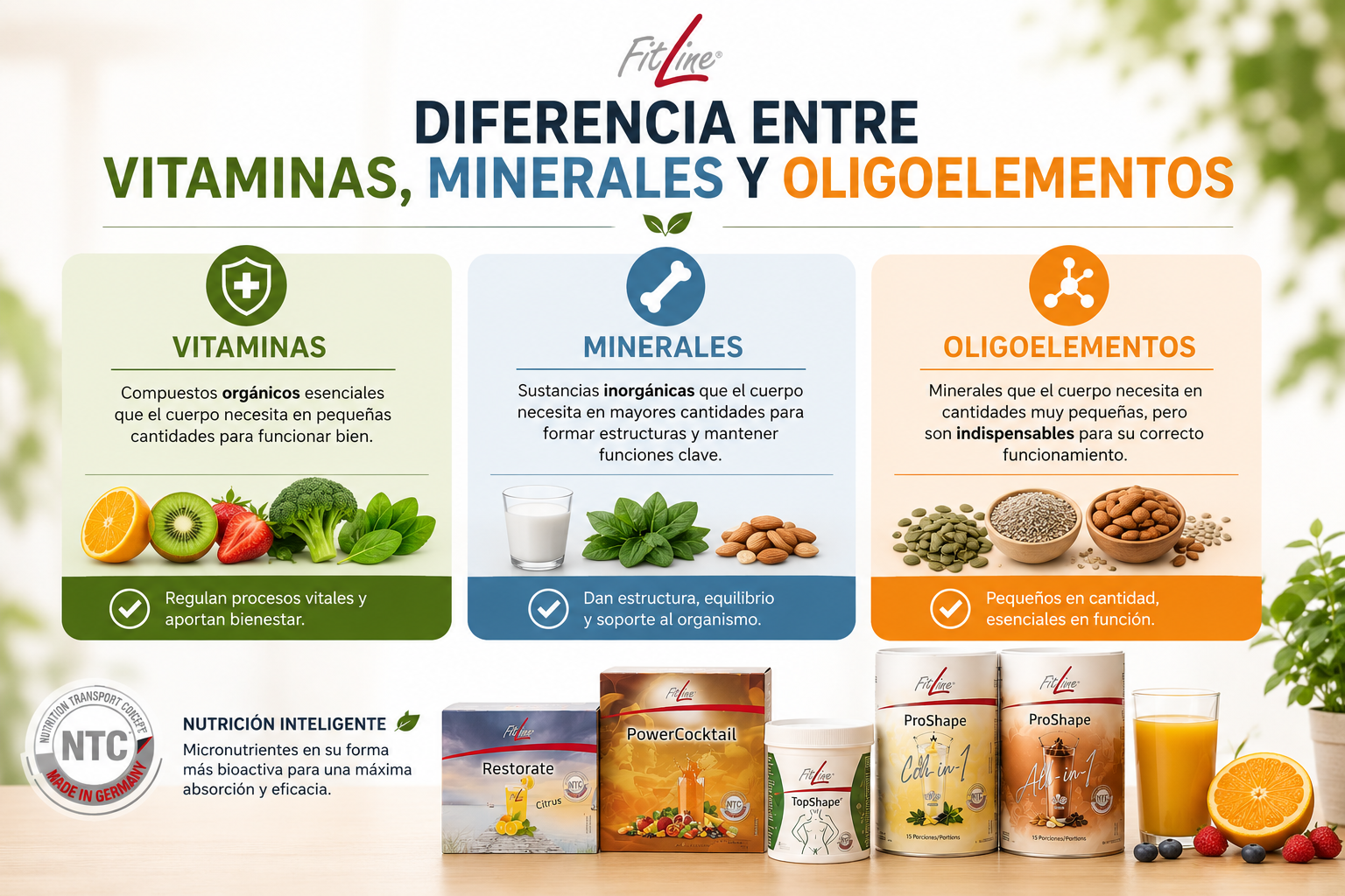 vitaminas minerales