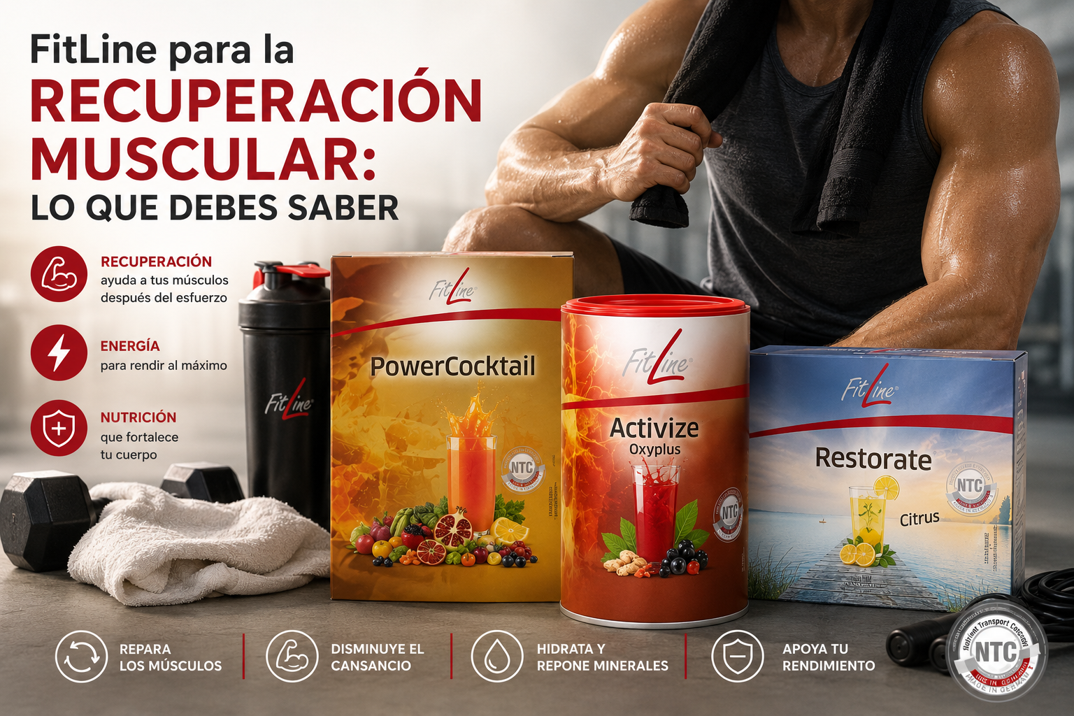 FitLine para la recuperación muscular