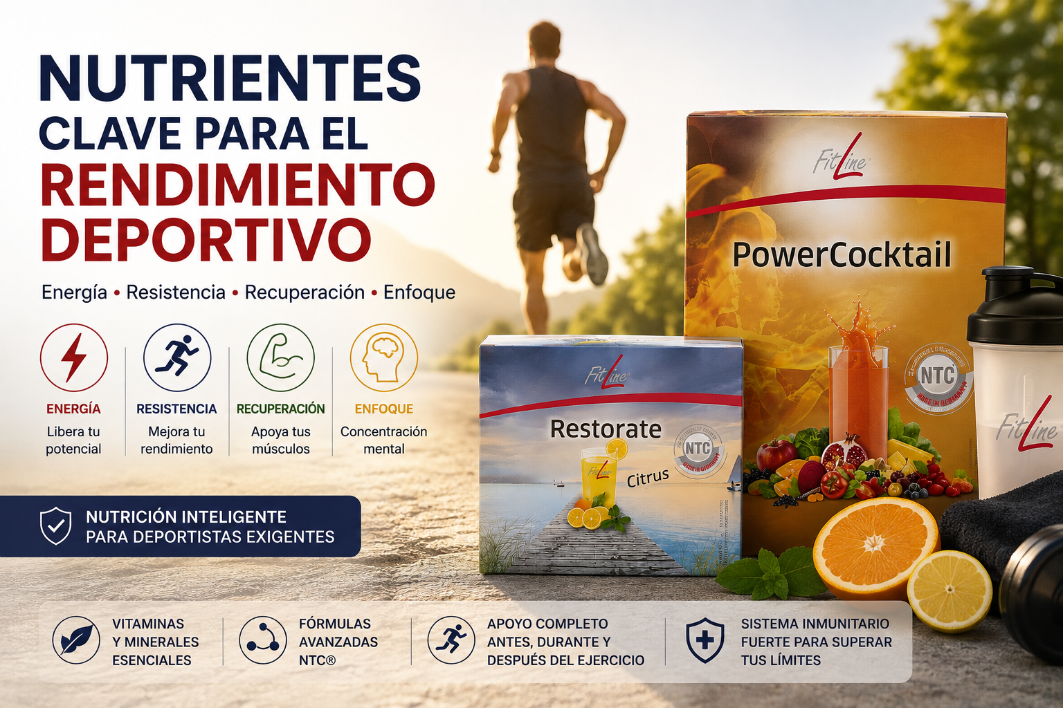 nutrientes para el rendimiento deportivo Nutrientes para el rendimiento en el deporte